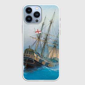 Чехол для iPhone 13 Pro Max с принтом The Sea Devil в Курске,  |  | ocean | sea | ship | summer | волны | океан | парусник