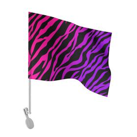 Флаг для автомобиля с принтом Похоже на зебру в Курске, 100% полиэстер | Размер: 30*21 см | вектор | зебра | иллюстрация | креатив | узоры