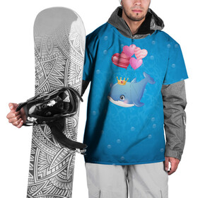 Накидка на куртку 3D с принтом Дельфин с воздушными шариками в Курске, 100% полиэстер |  | Тематика изображения на принте: cute | dolphin | два дельфина | дельфин | дельфин в море | дельфинами | милый | мир | подводный
