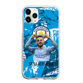 Чехол для iPhone 11 Pro Max матовый с принтом Silva Bernardo Манчестер Сити в Курске, Силикон |  | manchester city | бернарду силва | манчестер сити | сборная португалии | футбол | футболист