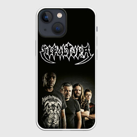 Чехол для iPhone 13 mini с принтом Sepultura в Курске,  |  | black | brazil | death | metall | rock | sepultura