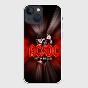 Чехол для iPhone 13 mini с принтом AC DC: Angus Young в Курске,  |  | ac | ac dc | ac|dc | angus young | dc. logo | hard | rock | ангус янг | логотип