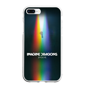 Чехол для iPhone 7Plus/8 Plus матовый с принтом Imagine Dragons Evolve в Курске, Силикон | Область печати: задняя сторона чехла, без боковых панелей | believer | dan reynolds | dragons | evolve | imagine | indie | pop | rock | имежин дрэгонс | инди | поп | рок