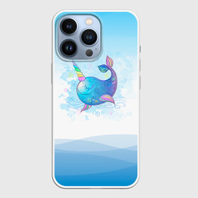 Чехол для iPhone 13 Pro с принтом Дельфин единорог в Курске,  |  | cute | dolphin | unicorn | два дельфина | дельфин | дельфин в море | дельфинами | единорог | милый | мир | подводный