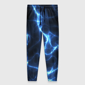 Женские брюки 3D с принтом Energy Waves в Курске, полиэстер 100% | прямой крой, два кармана без застежек по бокам, с мягкой трикотажной резинкой на поясе и по низу штанин. В поясе для дополнительного комфорта — широкие завязки | energy | glow | light | neon | waves