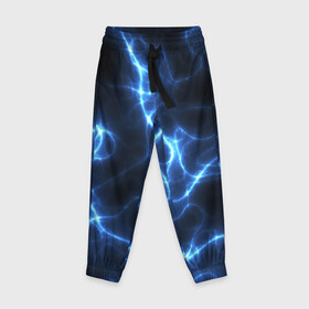 Детские брюки 3D с принтом Energy Waves в Курске, 100% полиэстер | манжеты по низу, эластичный пояс регулируется шнурком, по бокам два кармана без застежек, внутренняя часть кармана из мелкой сетки | energy | glow | light | neon | waves