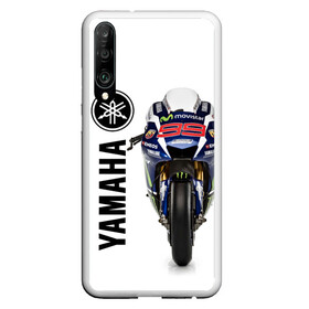 Чехол для Honor P30 с принтом YAMAHA [002] в Курске, Силикон | Область печати: задняя сторона чехла, без боковых панелей | Тематика изображения на принте: moto | yamaha | мотоцикл | ямана | ямаха