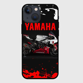 Чехол для iPhone 13 mini с принтом YAMAHA [004] в Курске,  |  | Тематика изображения на принте: moto | yamaha | мотоцикл | ямана | ямаха