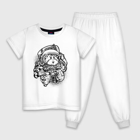 Детская пижама хлопок с принтом Хомяк космонавт в Курске, 100% хлопок |  брюки и футболка прямого кроя, без карманов, на брюках мягкая резинка на поясе и по низу штанин
 | астронавт | астрономия | космонавты | космос | хомяк космонавт