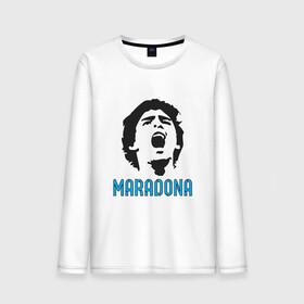 Мужской лонгслив хлопок с принтом Maradona Scream в Курске, 100% хлопок |  | Тематика изображения на принте: argentina | maradona | messi | sport | аргентина | гол | диего | марадона | месси | мяч | рука бога | спорт | футбол | чемпион