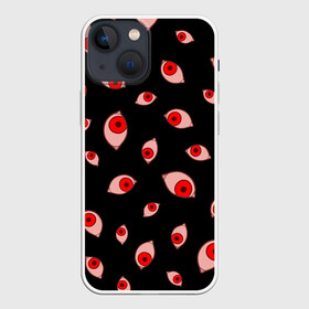 Чехол для iPhone 13 mini с принтом Взгляд тьмы в Курске,  |  | anime | dark | death | eyes | halloween | hellsing | horror | japan style | monster | red | vampire | аниме | вампир | взгляд | глаза | глазки аниме | гомункул | зрачки | красные глаза | монстры | паттерн | темный | тьма | узор | хеллсинг