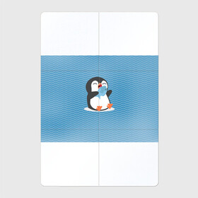 Магнитный плакат 2Х3 с принтом Пингвин в Курске, Полимерный материал с магнитным слоем | 6 деталей размером 9*9 см | ест рыбу | морские | океан | пингвин | пингвинчик | рыба | рыбку