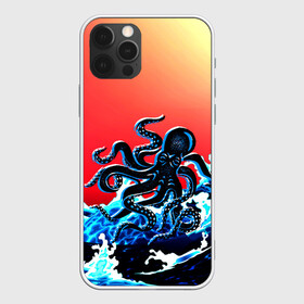 Чехол для iPhone 12 Pro Max с принтом Кракен в Море | Градиент в Курске, Силикон |  | animal | beast | fade | kraken | monster | moon | ocean | octopus | sea | water | waves | вода | волны | градиент | животные | звери | кракен | луна | монстр | море | океан | осьминог | рыбы | щупальца