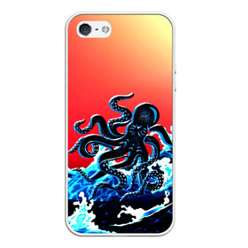 Чехол для iPhone 5/5S матовый с принтом Кракен в Море | Градиент в Курске, Силикон | Область печати: задняя сторона чехла, без боковых панелей | animal | beast | fade | kraken | monster | moon | ocean | octopus | sea | water | waves | вода | волны | градиент | животные | звери | кракен | луна | монстр | море | океан | осьминог | рыбы | щупальца
