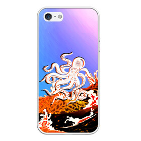 Чехол для iPhone 5/5S матовый с принтом Осьминог в Лаве | Градиент в Курске, Силикон | Область печати: задняя сторона чехла, без боковых панелей | Тематика изображения на принте: animal | beast | fade | kraken | monster | moon | ocean | octopus | sea | water | waves | вода | волны | градиент | животные | звери | кракен | лава | луна | монстр | море | небо | огонь | океан | осьминог | рыбы | щупальца