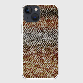 Чехол для iPhone 13 mini с принтом Snake skin в Курске,  |  | animal | leather | natural | skin | snake | texture | wild