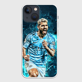 Чехол для iPhone 13 mini с принтом Серхио Агуэро в Курске,  |  | sergio aguero | аргентина | манчестер | манчестер сити | фк | футбол | футбольный клуб