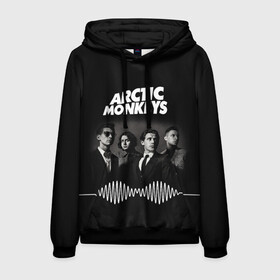 Мужская толстовка 3D с принтом arctic monkeys в Курске, 100% полиэстер | двухслойный капюшон со шнурком для регулировки, мягкие манжеты на рукавах и по низу толстовки, спереди карман-кенгуру с мягким внутренним слоем. | Тематика изображения на принте: alex turner | arctic monkeys | britain | great | indie | rock | алекс тернер | арктик монкейс | инди | рок