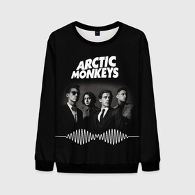 Мужской свитшот 3D с принтом arctic monkeys в Курске, 100% полиэстер с мягким внутренним слоем | круглый вырез горловины, мягкая резинка на манжетах и поясе, свободная посадка по фигуре | Тематика изображения на принте: alex turner | arctic monkeys | britain | great | indie | rock | алекс тернер | арктик монкейс | инди | рок