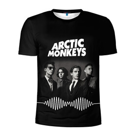 Мужская футболка 3D спортивная с принтом arctic monkeys в Курске, 100% полиэстер с улучшенными характеристиками | приталенный силуэт, круглая горловина, широкие плечи, сужается к линии бедра | alex turner | arctic monkeys | britain | great | indie | rock | алекс тернер | арктик монкейс | инди | рок