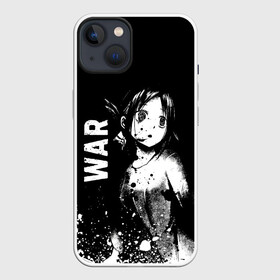 Чехол для iPhone 13 с принтом War в Курске,  |  | Тематика изображения на принте: anime | chika | chika fujiwara | kaguya | kaguya shinomiya | love | love detective | love is war | miyuki | shinomiya | аниме | анимэ | кагуя | любовь | любовь   это война | чика