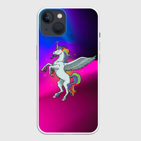 Чехол для iPhone 13 с принтом Единорог | Unicorn (Z) в Курске,  |  | unicorn | unicornis | вымышленное существо | единорог | инрог | каркаданн | мифическое существо | моноцерос | нарвал | радужное | радужный | существо