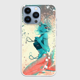 Чехол для iPhone 13 Pro с принтом Русалочка | Mermaid (Z) в Курске,  |  | mermaid | naiad | nymph | rusalka | ведява | водяница | восточнославянская мифология | дух | лесовица | мифология | морская дева | нимфа | русал | русалии | русалка | русалочка | ундина | фараонка