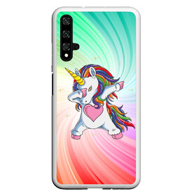 Чехол для Honor 20 с принтом Танцующий единорог | Unicorn DAB (Z) в Курске, Силикон | Область печати: задняя сторона чехла, без боковых панелей | Тематика изображения на принте: dab | edm | tutto molto interessante | unicorn | unicornis | вымышленное существо | дэб | единорог | жест чихания | инрог | каркаданн | мифическое существо | моноцерос | нарвал | существо | танец | танцы | уличные танцы