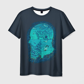 Мужская футболка 3D с принтом Ragnarr Art в Курске, 100% полиэфир | прямой крой, круглый вырез горловины, длина до линии бедер | viking | vikings | альфред великий | аслауг | викинг | викинги | конунг | лагерта | один | рагнар лодброк | сериал | сериалы | харальд
