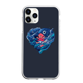 Чехол для iPhone 11 Pro матовый с принтом Ocean heart. Totoro в Курске, Силикон |  | catbus | fish | heart | kanta | kusakabe | mei | ocean | ogaki | satsuki | surf | susuvatari | tatsuo | totoro | water | waves | yasuko | вода | волны | канта | котобус | кусакабэ | море | мэй | огаки | океан | прибой | рыба | сацуки | сердце | сусуватари