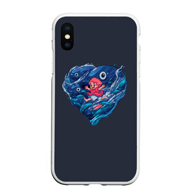 Чехол для iPhone XS Max матовый с принтом Ocean heart. Totoro в Курске, Силикон | Область печати: задняя сторона чехла, без боковых панелей | catbus | fish | heart | kanta | kusakabe | mei | ocean | ogaki | satsuki | surf | susuvatari | tatsuo | totoro | water | waves | yasuko | вода | волны | канта | котобус | кусакабэ | море | мэй | огаки | океан | прибой | рыба | сацуки | сердце | сусуватари