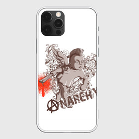 Чехол для iPhone 12 Pro Max с принтом АНГЕЛ АНАРХИИ в Курске, Силикон |  | anarchy | angel | art | blood | punk | анархия | ангел | ирокез | кровь | крылья | культура | мальчик | панк | символ | узор