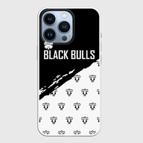 Чехол для iPhone 13 Pro с принтом Черные быки | Чёрный клевер в Курске,  |  | asta | black bulls | black clover | quartet knights | yuno | акума | аниме | аста | блэк кловер | буракку куро:ба | демон | королевство клевера | король магов | лихт | магна | манга | пятилистник | черный бык | чёрный клев