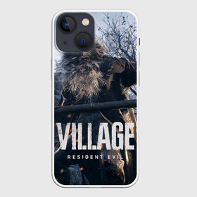 Чехол для iPhone 13 mini с принтом RESIDENT EVIL VILLAGE в Курске,  |  | Тематика изображения на принте: resident evil | resident evil 8 village | village | вампиры | димитреску | леди | резидент | эвил
