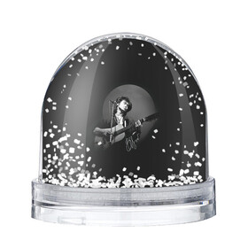 Игрушка Снежный шар с принтом Цой на концерте в Курске, Пластик | Изображение внутри шара печатается на глянцевой фотобумаге с двух сторон | kino | rock | кино | музыкант | рок | русский рок | сой | тцой | цой
