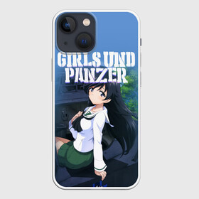 Чехол для iPhone 13 mini с принтом Girls und Panzer в Курске,  |  | darjeeling | girls und panzer | girls und panzer правда | дарджилинг | девочки и танки | девушки и танки | катюша | нисидзуми михо | правда | танки