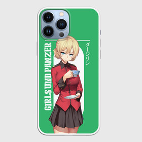 Чехол для iPhone 13 Pro Max с принтом Darjeeling в Курске,  |  | darjeeling | girls und panzer | girls und panzer правда | дарджилинг | девочки и танки | девушки и танки | катюша | нисидзуми михо | правда | танки