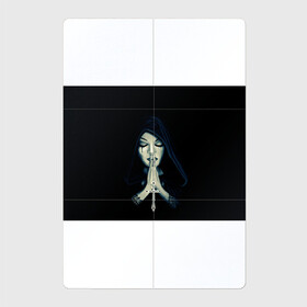 Магнитный плакат 2Х3 с принтом Монашка с крестом в Курске, Полимерный материал с магнитным слоем | 6 деталей размером 9*9 см | Тематика изображения на принте: анархия | крест | крест и монашка | крест череп | крестик | манархия | манашка | молитва | молится | монашка | монашка и крест | монашка с крестиком | монашка с крестом | монашки | с крестом | череп