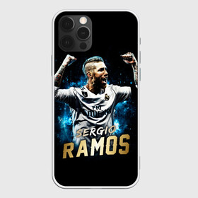 Чехол для iPhone 12 Pro Max с принтом Серхио Рамос Реал Мадрид в Курске, Силикон |  | sergio ramos | sr4 | номер 4 | реал мадрид | сборная испании | серхио рамос | футбол | футболист
