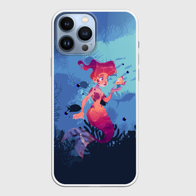 Чехол для iPhone 13 Pro Max с принтом Mermaid | Русалочка (Z) в Курске,  |  | mermaid | naiad | nymph | rusalka | ведява | водяница | восточнославянская мифология | дух | лесовица | мифология | морская дева | нимфа | русал | русалии | русалка | русалочка | ундина | фараонка