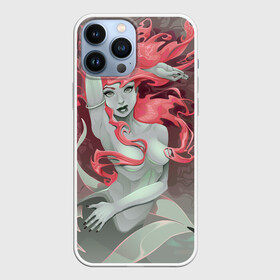 Чехол для iPhone 13 Pro Max с принтом Красивая русалочка | Beautiful mermaid в Курске,  |  | mermaid | naiad | nymph | rusalka | ведява | водяница | восточнославянская мифология | дух | лесовица | мифология | морская дева | нимфа | русал | русалии | русалка | русалочка | ундина | фараонка