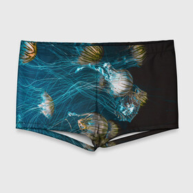 Мужские купальные плавки 3D с принтом Медузы в Курске, Полиэстер 85%, Спандекс 15% |  | medusa | животные | медузы | мир | подводный | рыбы | щупальца