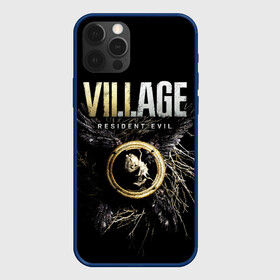 Чехол для iPhone 12 Pro с принтом Resident Evil Village в Курске, силикон | область печати: задняя сторона чехла, без боковых панелей | resident evil village | деревня | игры | итан уинтерс | крылья | обитиель зла | перья | ужасы