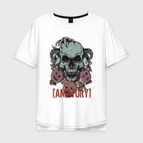 Мужская футболка хлопок Oversize с принтом Amatory в Курске, 100% хлопок | свободный крой, круглый ворот, “спинка” длиннее передней части | 2007 | alternative | metal | metalcore | rock | аматори | метал | рок | эмо