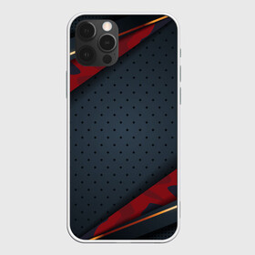 Чехол для iPhone 12 Pro Max с принтом 3D Dark red & black в Курске, Силикон |  | 3d | 3д | sport | абстракция | линии | паттерн | соты | спортивный стиль | текстуры