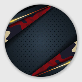 Коврик для мышки круглый с принтом 3D Dark red & black в Курске, резина и полиэстер | круглая форма, изображение наносится на всю лицевую часть | 3d | 3д | sport | абстракция | линии | паттерн | соты | спортивный стиль | текстуры