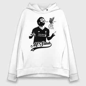 Женское худи Oversize хлопок с принтом M.Salah 11 L.F.C. 125 YEARS в Курске, френч-терри — 70% хлопок, 30% полиэстер. Мягкий теплый начес внутри —100% хлопок | боковые карманы, эластичные манжеты и нижняя кромка, капюшон на магнитной кнопке | basel | champion | chelsea | fifa | lfc | liverpool | mo salah | mohamed salah | mokawloon | roma | soccer | uefa | базель | египет | ливерпуль | лига чемпионов | лфк | мокавлун | мохаммед салах | рома | уефа | фифа | футбол