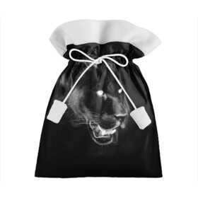 Подарочный 3D мешок с принтом Panther в Курске, 100% полиэстер | Размер: 29*39 см | Тематика изображения на принте: animal | panther | roar | wild | пантера
