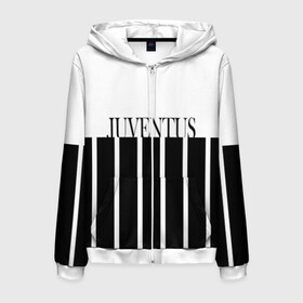 Мужская толстовка 3D на молнии с принтом Juventus Tee Black and White (2021 22) в Курске, 100% полиэстер | длина до линии бедра, манжеты и пояс оформлены мягкой тканевой резинкой, двухслойный капюшон со шнурком для регулировки, спереди молния, по бокам два кармана | 0x000000123 | juve | juventus | ronaldo | криштьяно | роналдо | юве | ювентус