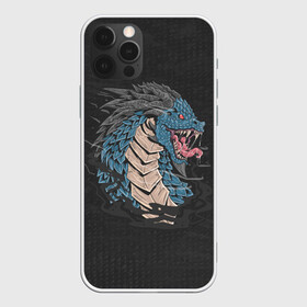 Чехол для iPhone 12 Pro с принтом Дракон в Курске, силикон | область печати: задняя сторона чехла, без боковых панелей | dragon | дракон | драконами | драконом | дракоша | иероглиф | мифология | на черном